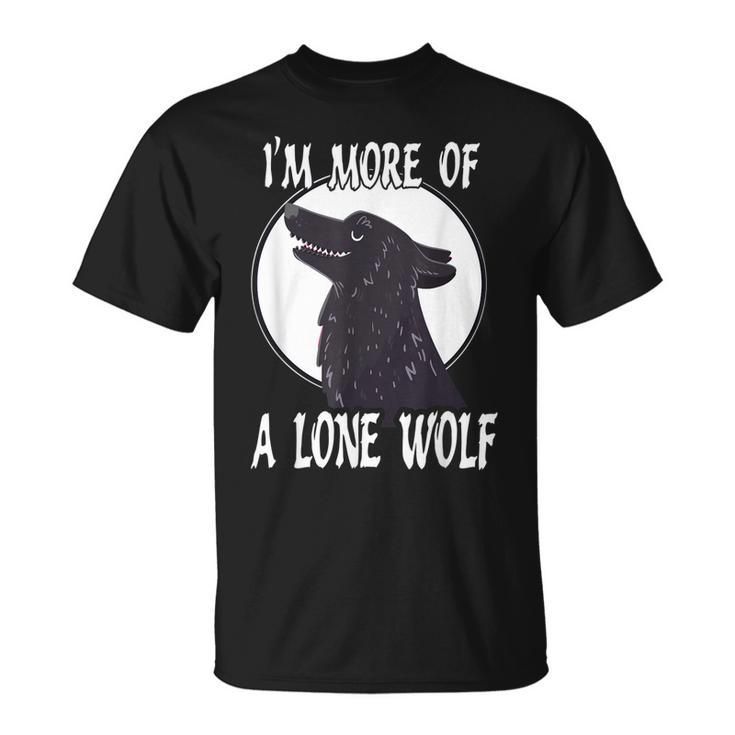 Im More Of A Lone Wolf Cool Introvert T-shirt