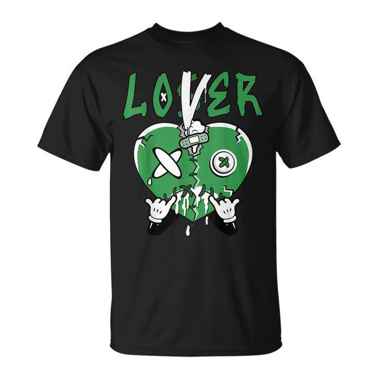 Loser Lover Drip Heart Lucky Green 1S Matching T-Shirt