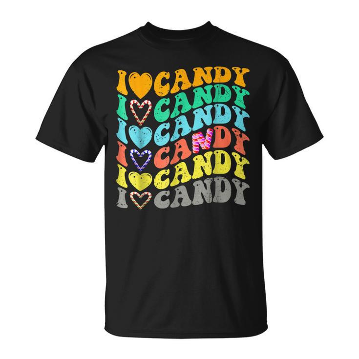 I Love Candy Halloween Party Cute Trick Or Treat Candyland T-Shirt
