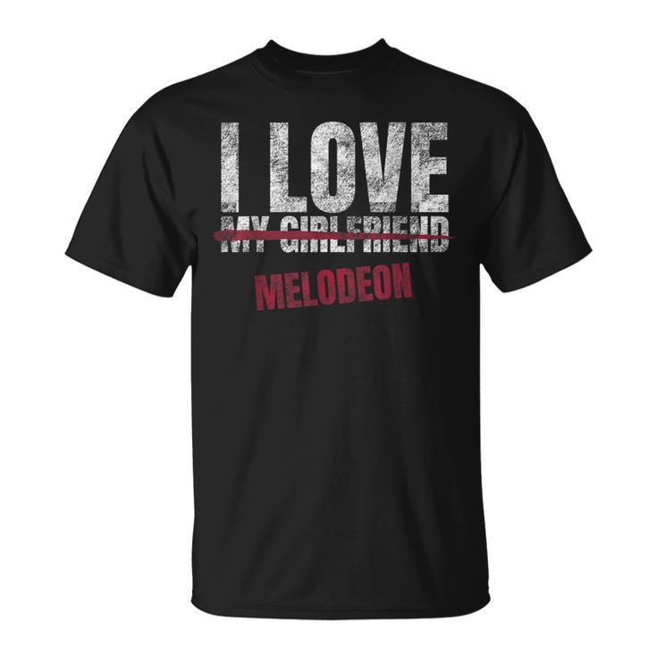 I Love Melodeon Musical Instrument Music Musical T-Shirt