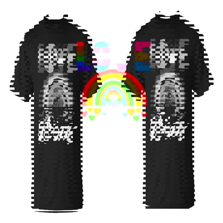 Love Wins Lgbtq Pride & Gay Love Pride Parade Unisex T-Shirt