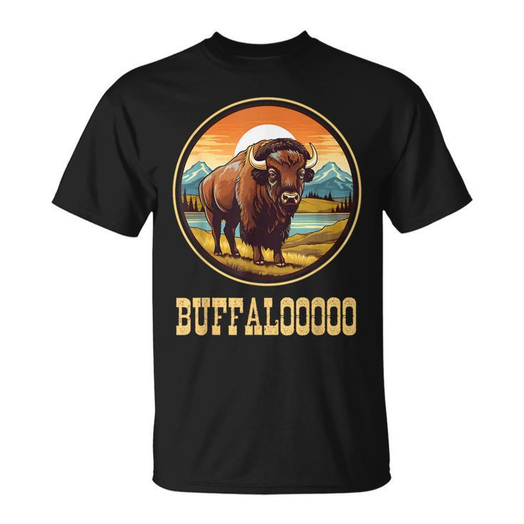 Lucky Buffalo Lucky Casino Slot Machine T-Shirt
