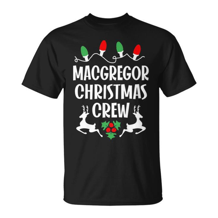 Macgregor Name Gift Christmas Crew Macgregor Unisex T-Shirt