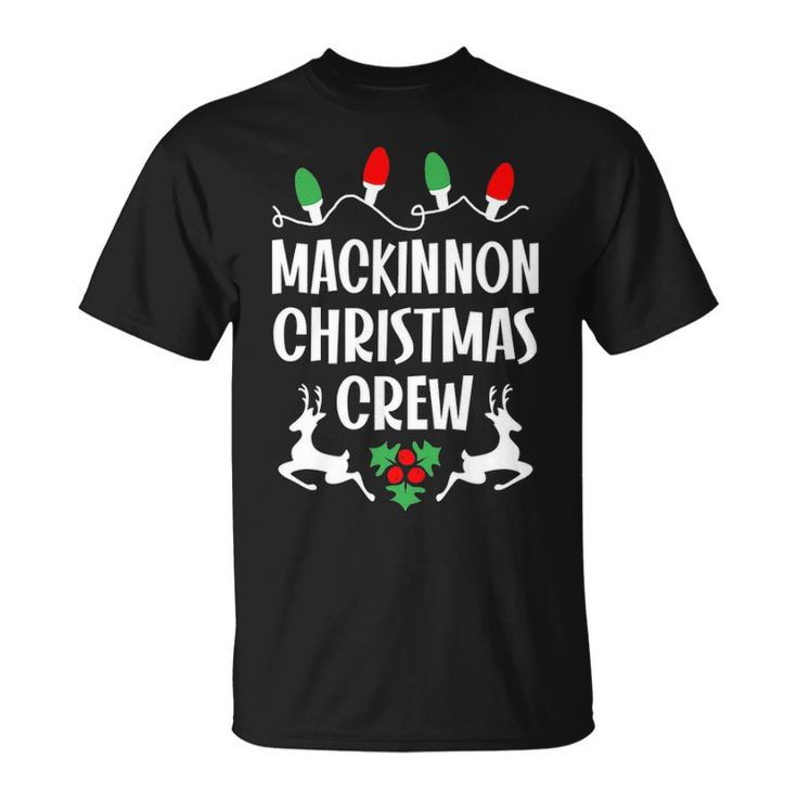 Mackinnon Name Gift Christmas Crew Mackinnon Unisex T-Shirt