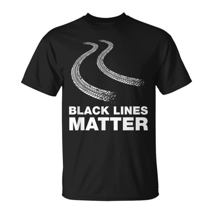 Making Black Lines Matter Car Guy T-Shirt