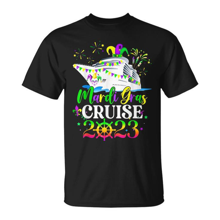 Mardi Gras Cruise Squad Carnival Costume Celebration  Unisex T-Shirt