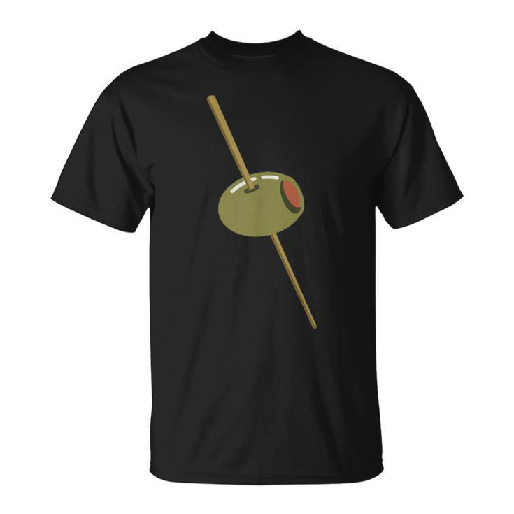 Martini Olive Classy Favorite Drink Dry Dirty T-Shirt