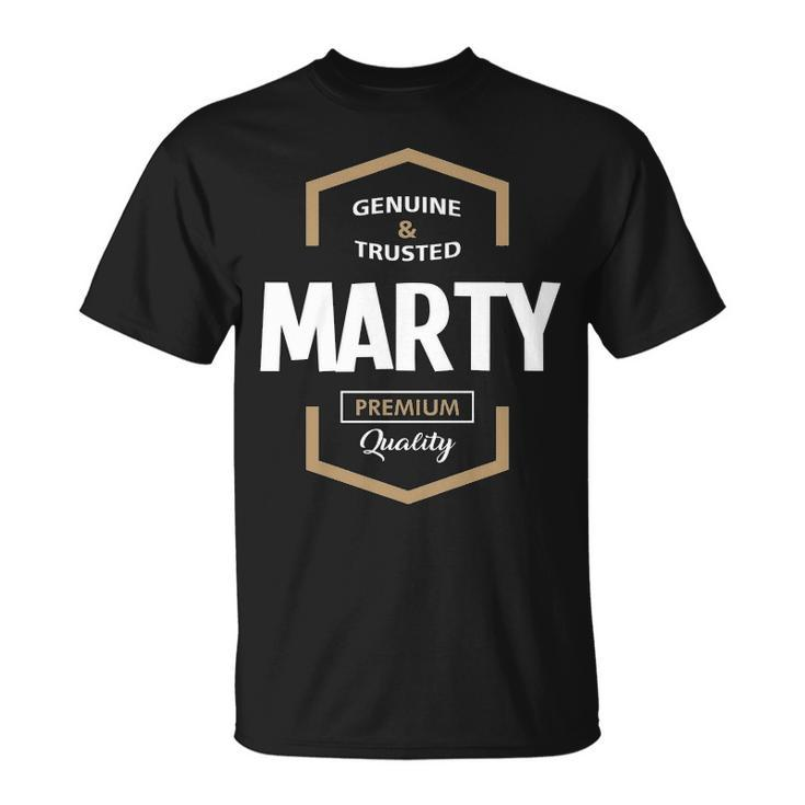 Marty Name Gift Marty Quality Unisex T-Shirt