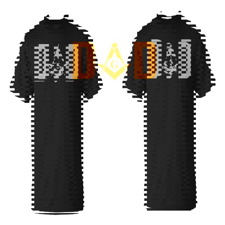 Masonic Dad Mason Symbol  Unisex T-Shirt