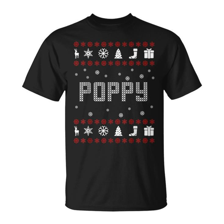 Matching Poppy Ugly Christmas Sweater Christmas T-Shirt