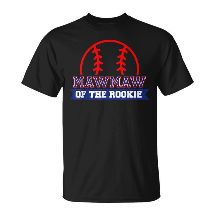 Mawmaw Of Rookie 1St Birthday Baseball Theme Matching Party  Unisex T-Shirt