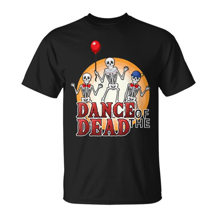 Men Dancing Skeleton Happy 4Th Of July American Flag  Dancing Funny Gifts Unisex T-Shirt