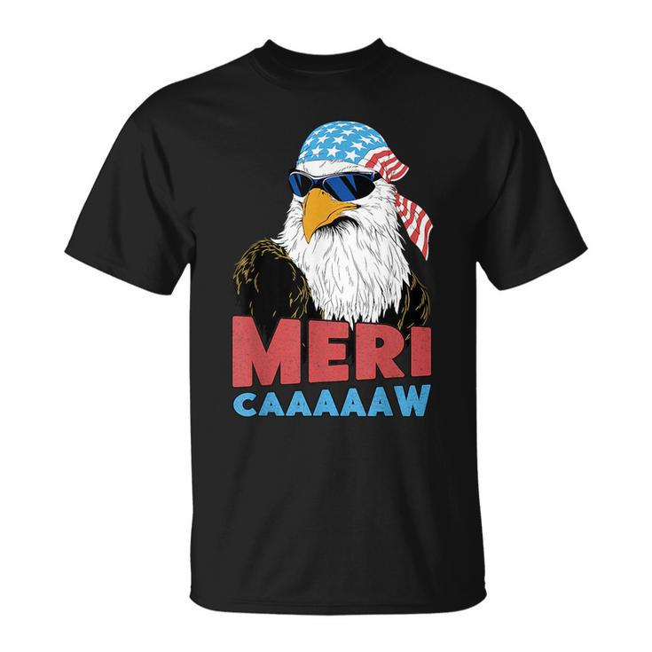 Mericaaaaaw Eagle Mullet 4Th Of July Usa American Flag Mullet Funny Gifts Unisex T-Shirt