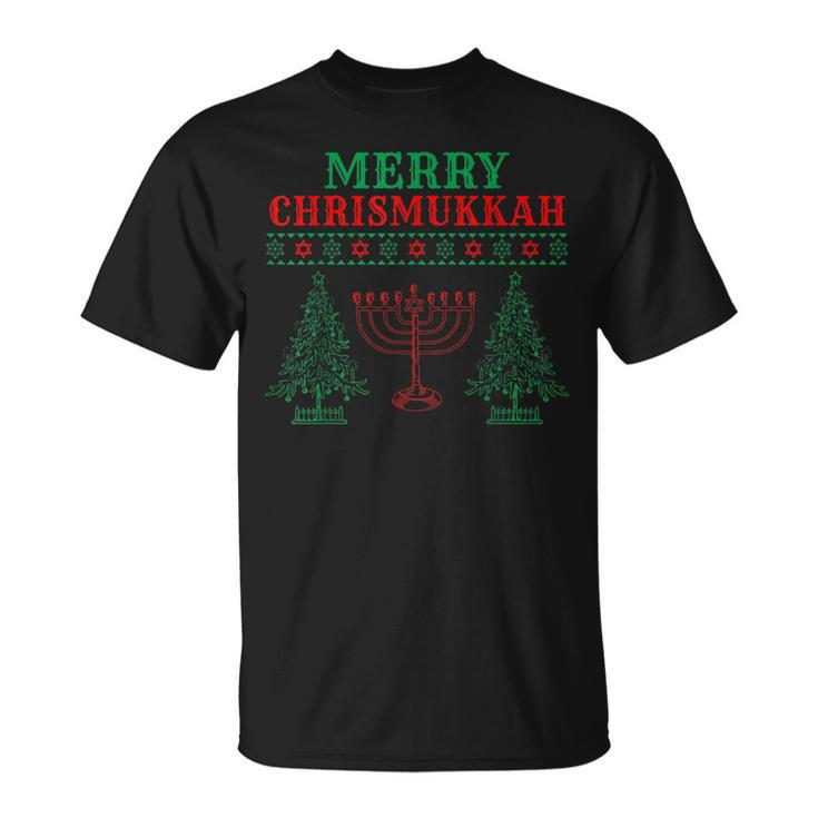 Merry Chrismukkah Ugly Christmas Sweater T-Shirt