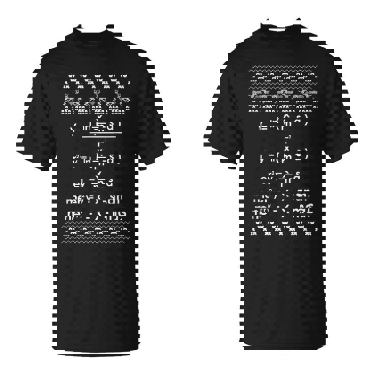 Merry Christmas Math Equation Ugly Christmas Sweater T-Shirt