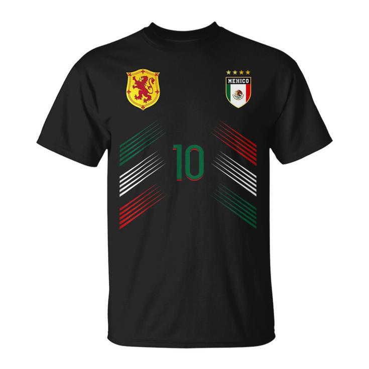 Mexico Soccer Fans Jersey Mexican Flag Football Lovers  Unisex T-Shirt