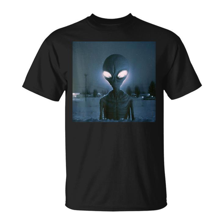 Midnight Winter Alien Alien Funny Gifts Unisex T-Shirt