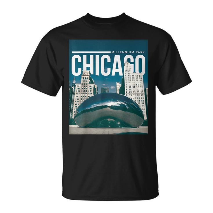 Millennium Park Bean May The Clout Be With Chicago Poster T-Shirt