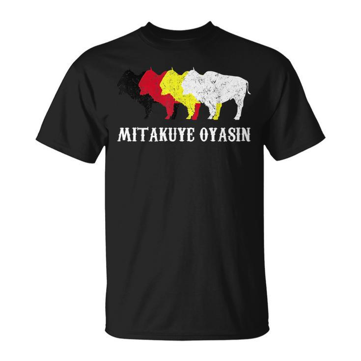 Mitakuye Oyasin Indian Culture - Oglala Lakota Sioux Chief  Unisex T-Shirt