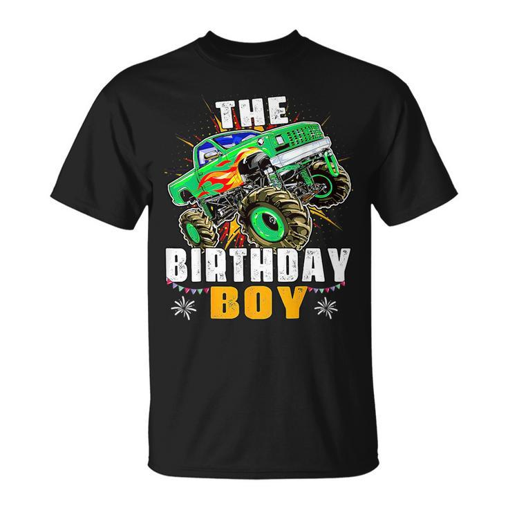 Monster Truck Family Matching The Birthday Boy  Unisex T-Shirt