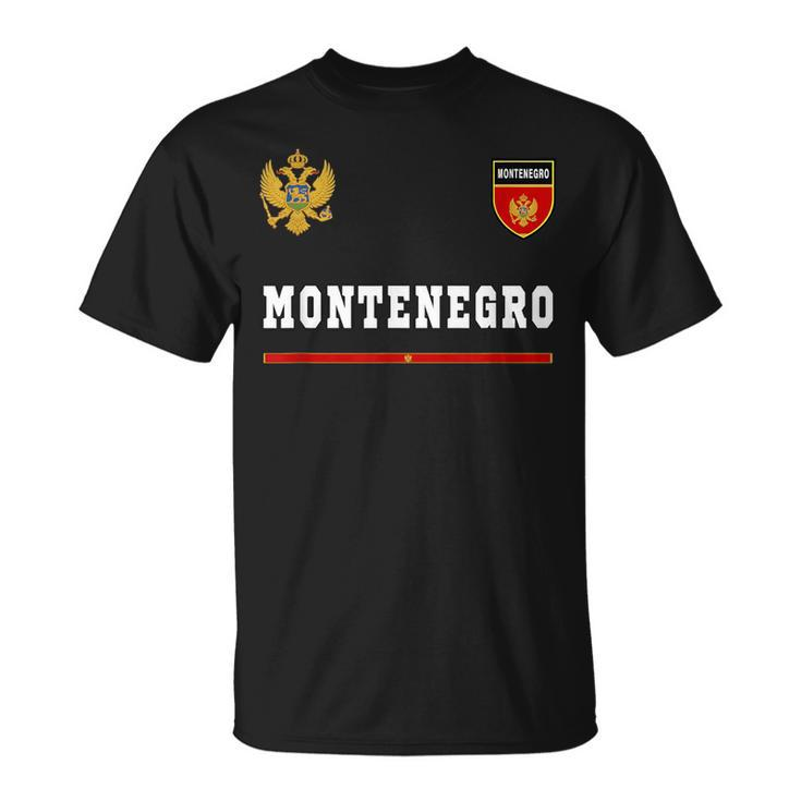 Montenegro SportSoccer Jersey Flag Football  Unisex T-Shirt