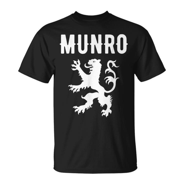 Munro Clan Scottish Family Name Scotland Heraldry Unisex T-Shirt