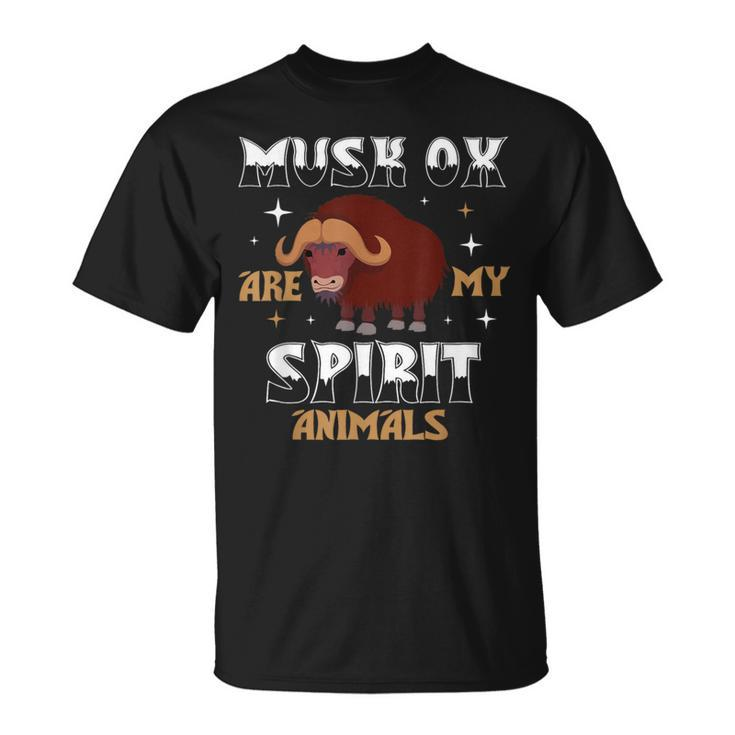 Musk Ox Are My Spirit Animal T-Shirt