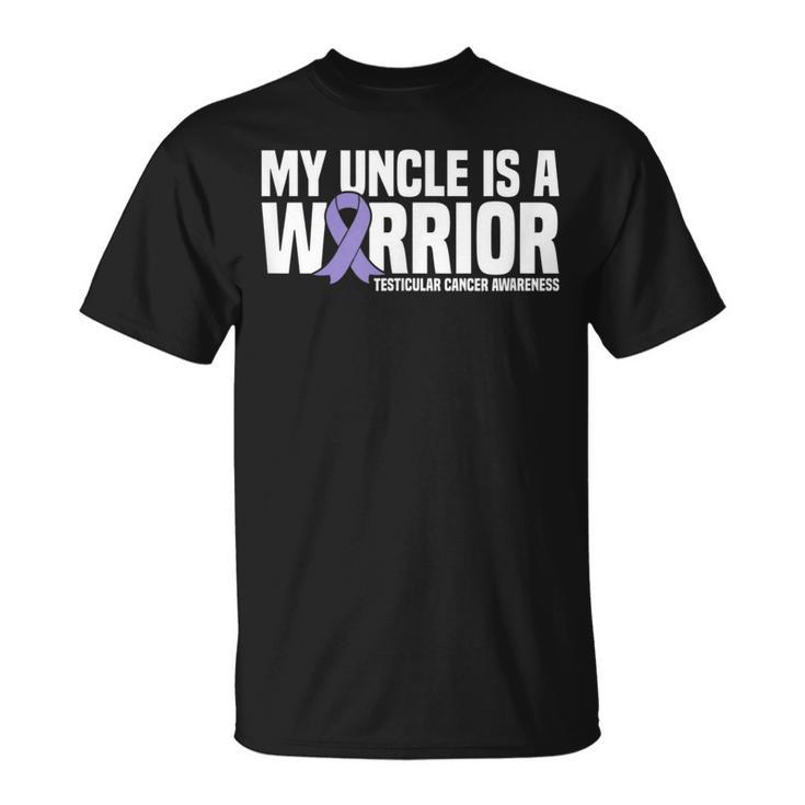 My Uncle Is A Warrior Testicular Cancer Awareness  Unisex T-Shirt