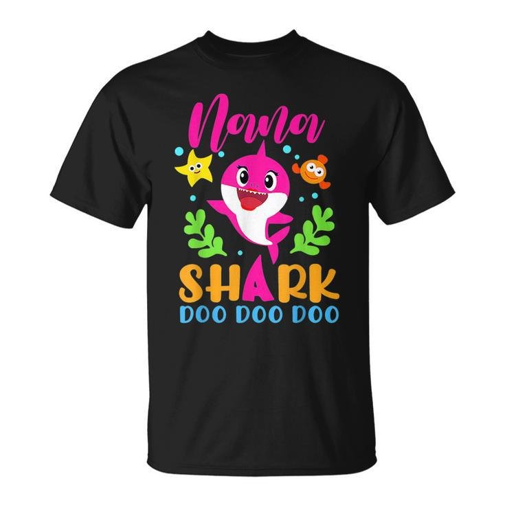 Nana Shark  Nana Shark Lover Family Mothers Day  Unisex T-Shirt