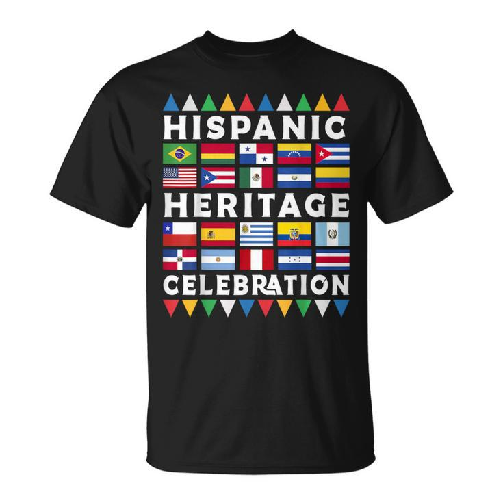 National Hispanic Heritage Month Latina Countries T-Shirt