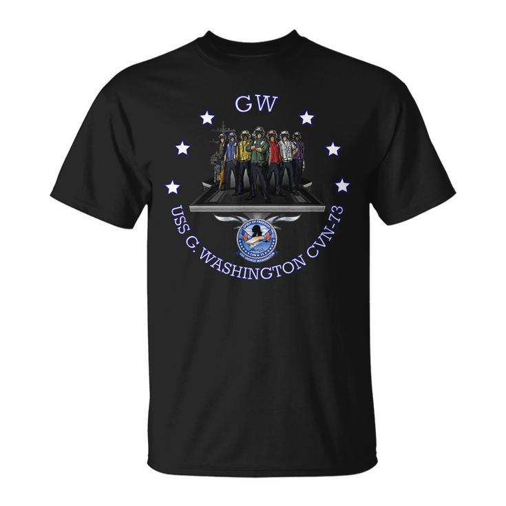 Navy Uss George Washington Cvn73 Unisex T-Shirt