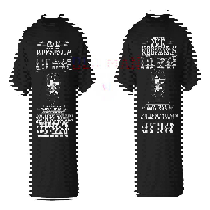 Never Underestimate A 2Nd Infantry Division Veteran Veteran Funny Gifts Unisex T-Shirt