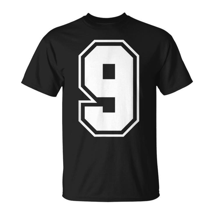 Number 9 Counting T-shirt