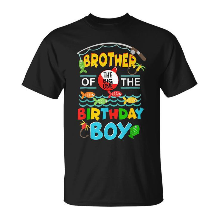 O Fish Ally One Birthday Outfit Brother Of The Birthday Boy  Unisex T-Shirt