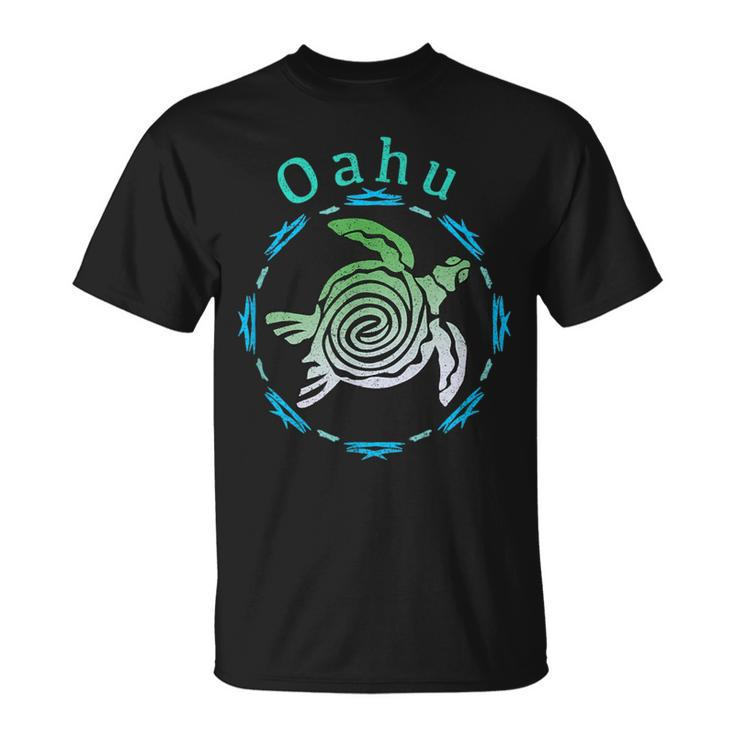Oahu Vintage Tribal Turtle T-Shirt