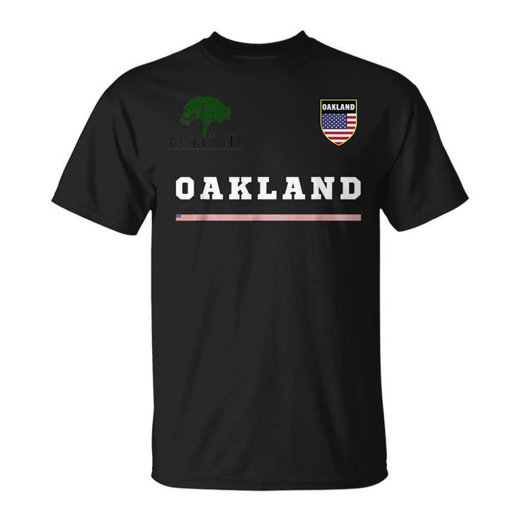 Oakland SportsSoccer Jersey National Pride Gift  Unisex T-Shirt