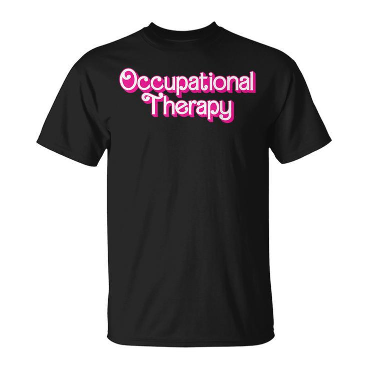 Occupational Therapy Retro Pink Style Ot Assistant T-Shirt