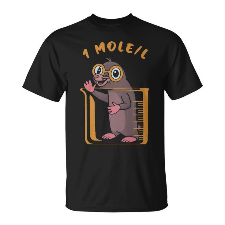 One Mole Per Litre Funny Chemistry Science  - One Mole Per Litre Funny Chemistry Science  Unisex T-Shirt