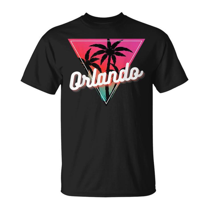 Orland Florida Vacation Trip Matching Group Palm Tree  Unisex T-Shirt