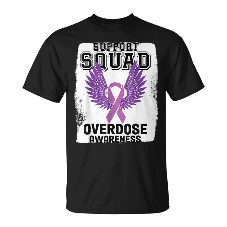 Overdose Awareness August We Wear Purple Overdose Awareness T-Shirt