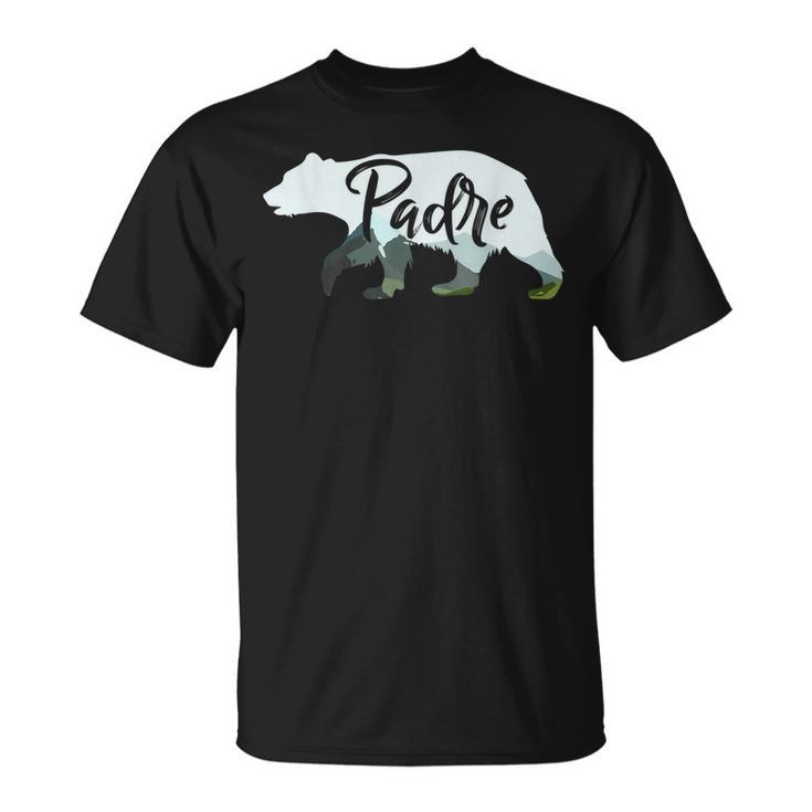 Padre Bear Funny Gifts For Dad Family Holiday   Gift For Mens Unisex T-Shirt