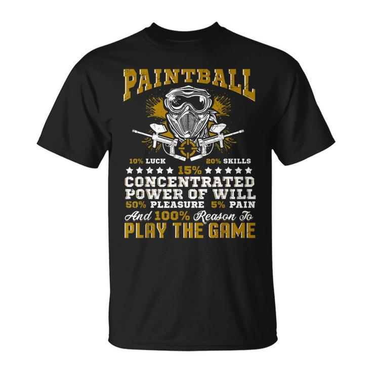 Paintball Fun Play The Game T-Shirt