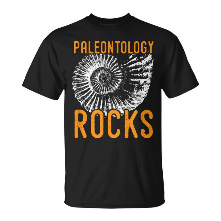 Palentology Rocks Fun Paleontologist T-Shirt