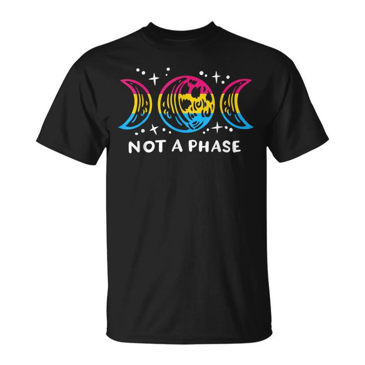 Pansexual Pride Funny Not A Phase Lunar Moon Omnisexual Lgbt  Unisex T-Shirt
