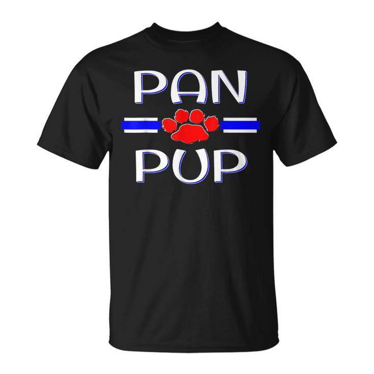 Pansexual Pup Fetish Human Puppy Play Kink Pan Pride Gift  Unisex T-Shirt