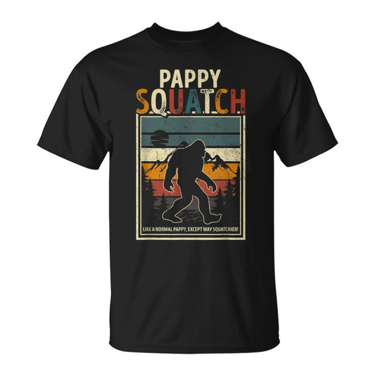 Pappy Bigfoot Sasquatch Bigfoot Fathers Day T-shirt