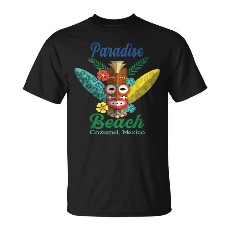 Paradise Beach Cozumel Mexico Vacation Cruise Gift  Cruise Funny Gifts Unisex T-Shirt