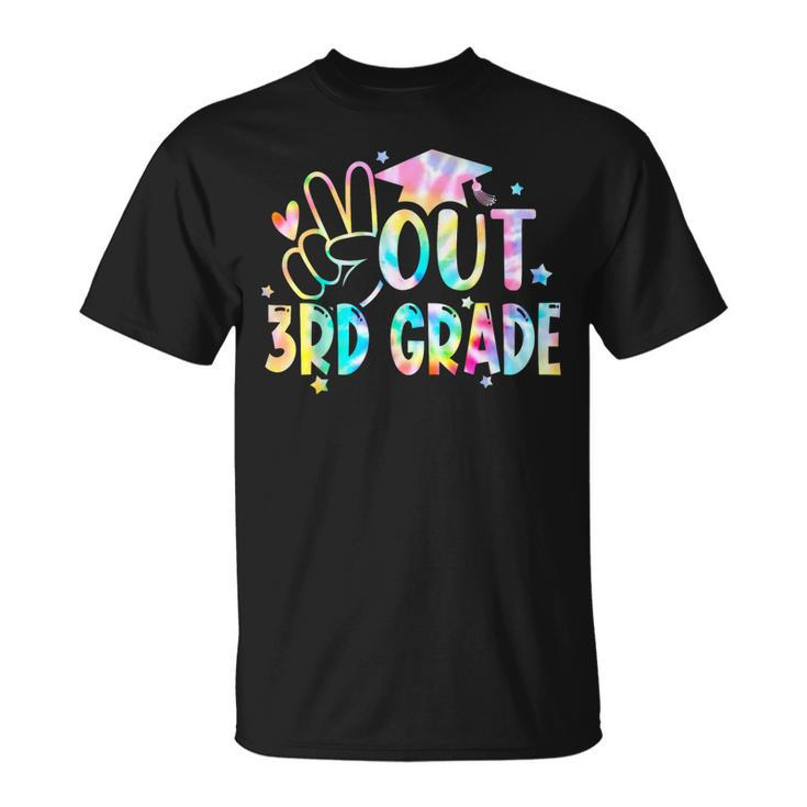 Peace Out 3Rd Grade Last Day Of School 2023 Graduation Unisex T-Shirt