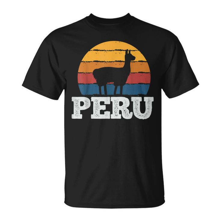 Peru Vicuna Peruvian Vintage T-Shirt
