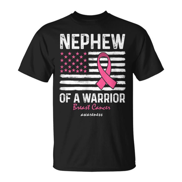 Pink Breast Cancer Nephew Of A Warrior Survivor Support  Unisex T-Shirt